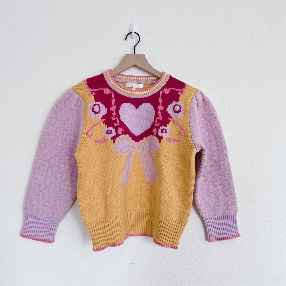 LOVESHACKFANCY Emani Crewneck Sweater - Picture 8 of 14